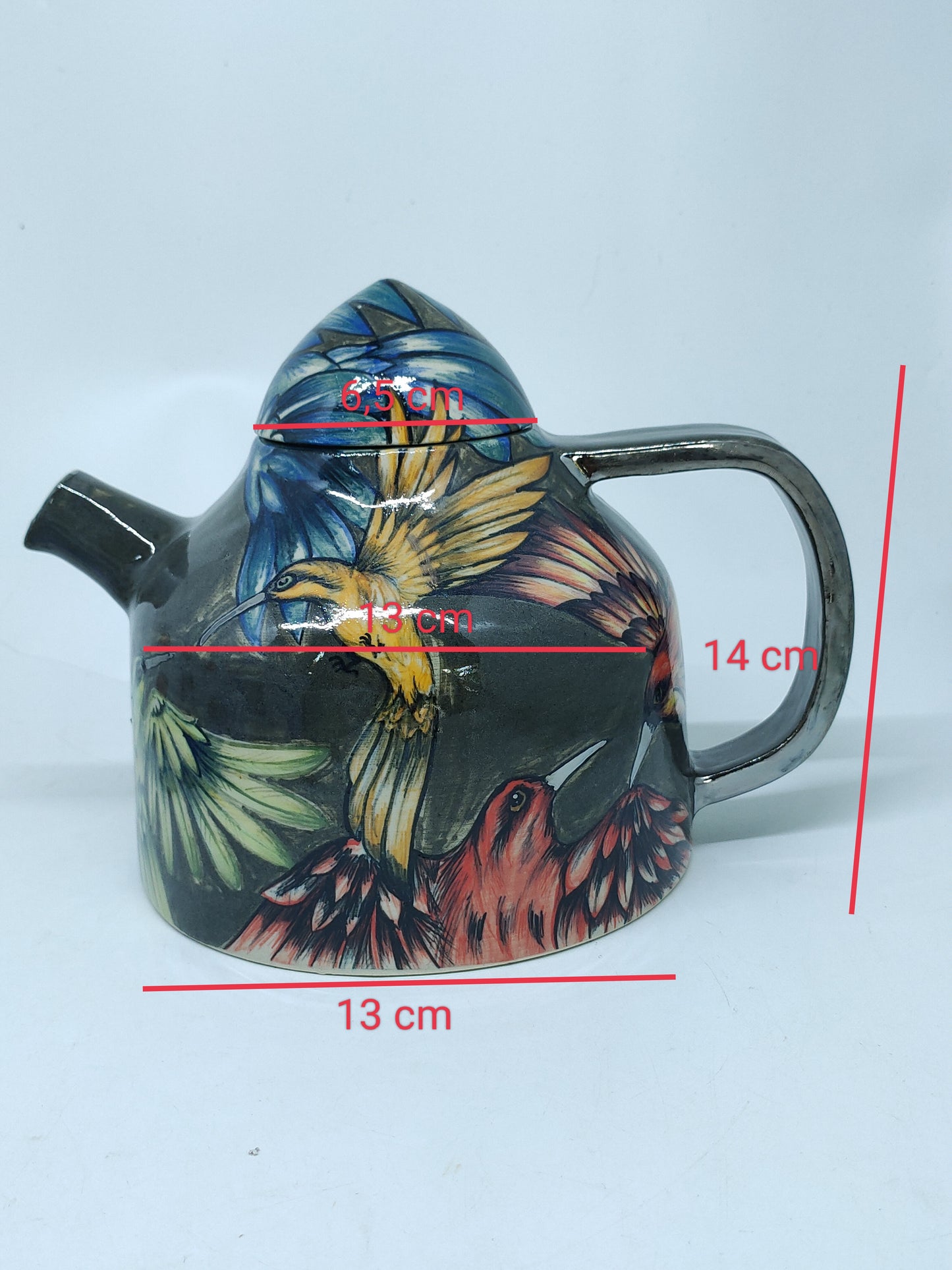 Bird Teapot with Silver