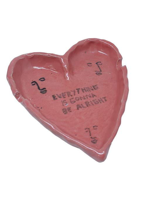Heart Ashtray Pink - Everything