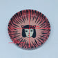 Feline Tiger Plate Small - Red