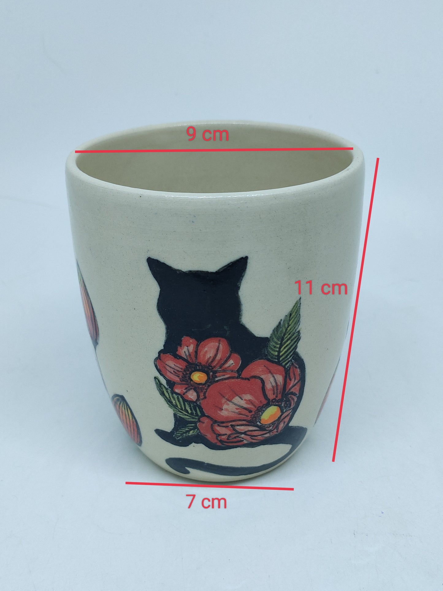 Cat Flower Cup