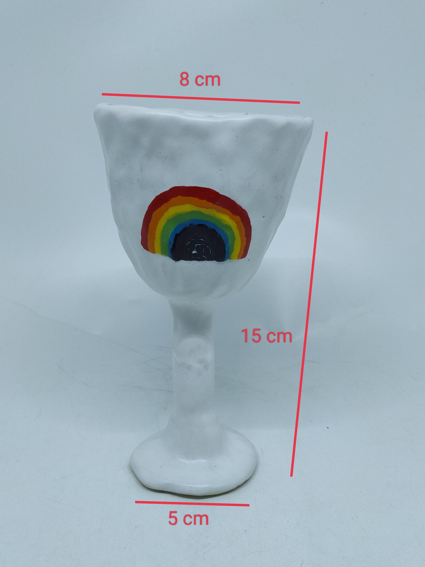 Rainbow Pinch Goblet