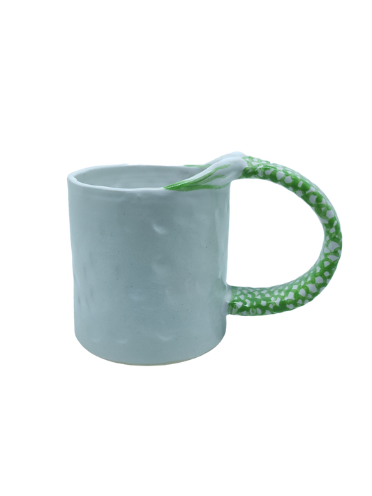 Mermaid Tail Pinch Mug - Green
