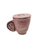 Girl's Head Simple Mug With Lid - Pink