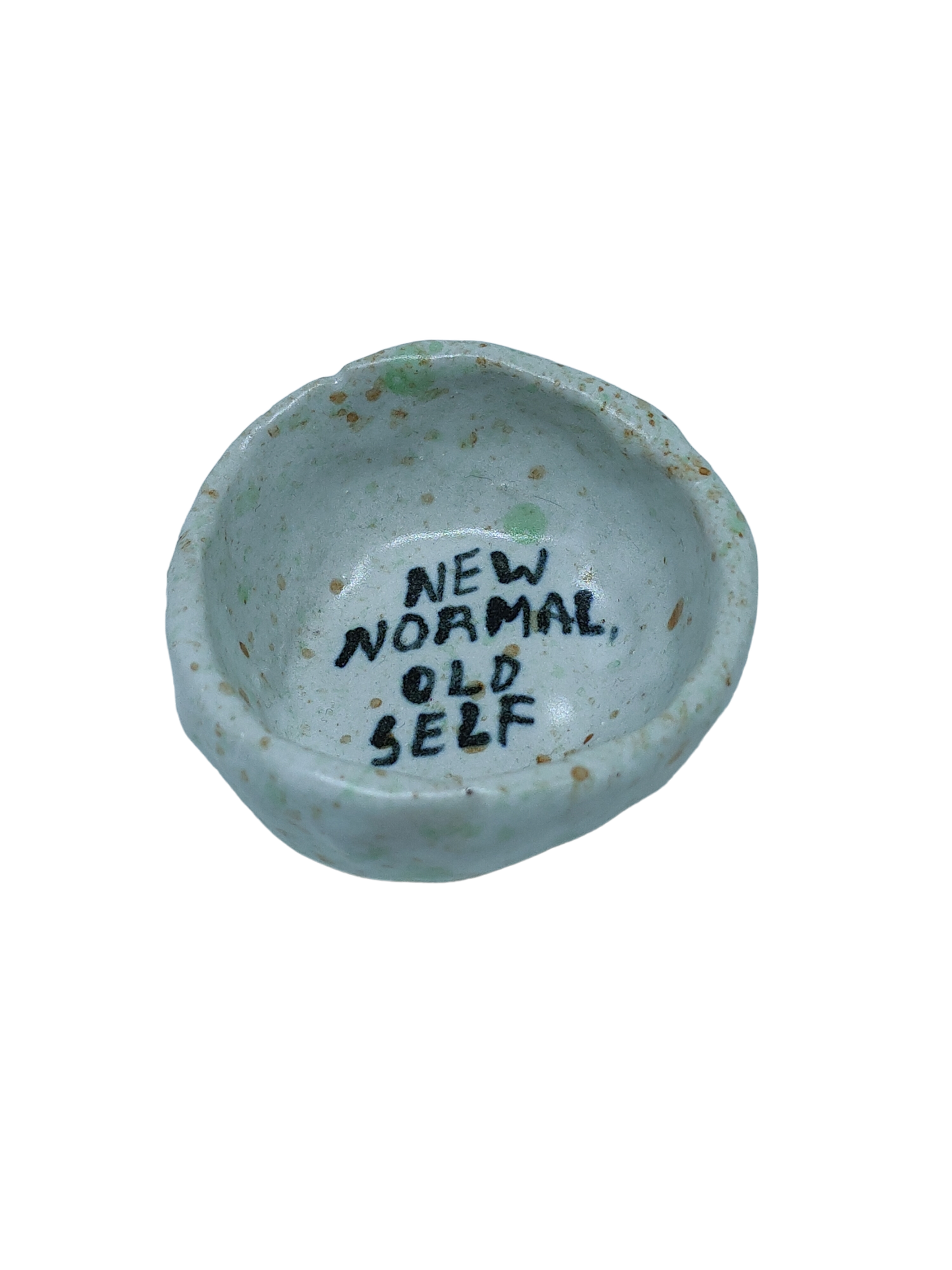 Small Dish Quotes New Normal - Green