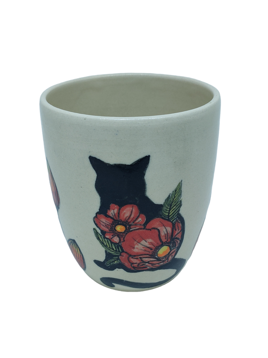 Cat Flower Cup