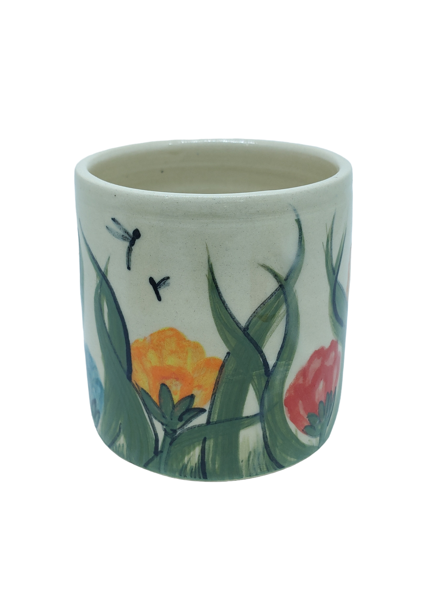 Flowery Dragonflay Cup