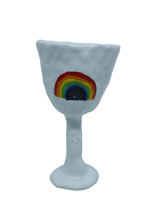 Rainbow Pinch Goblet