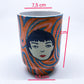 Swirly Face Tall Cup - 3 Colors